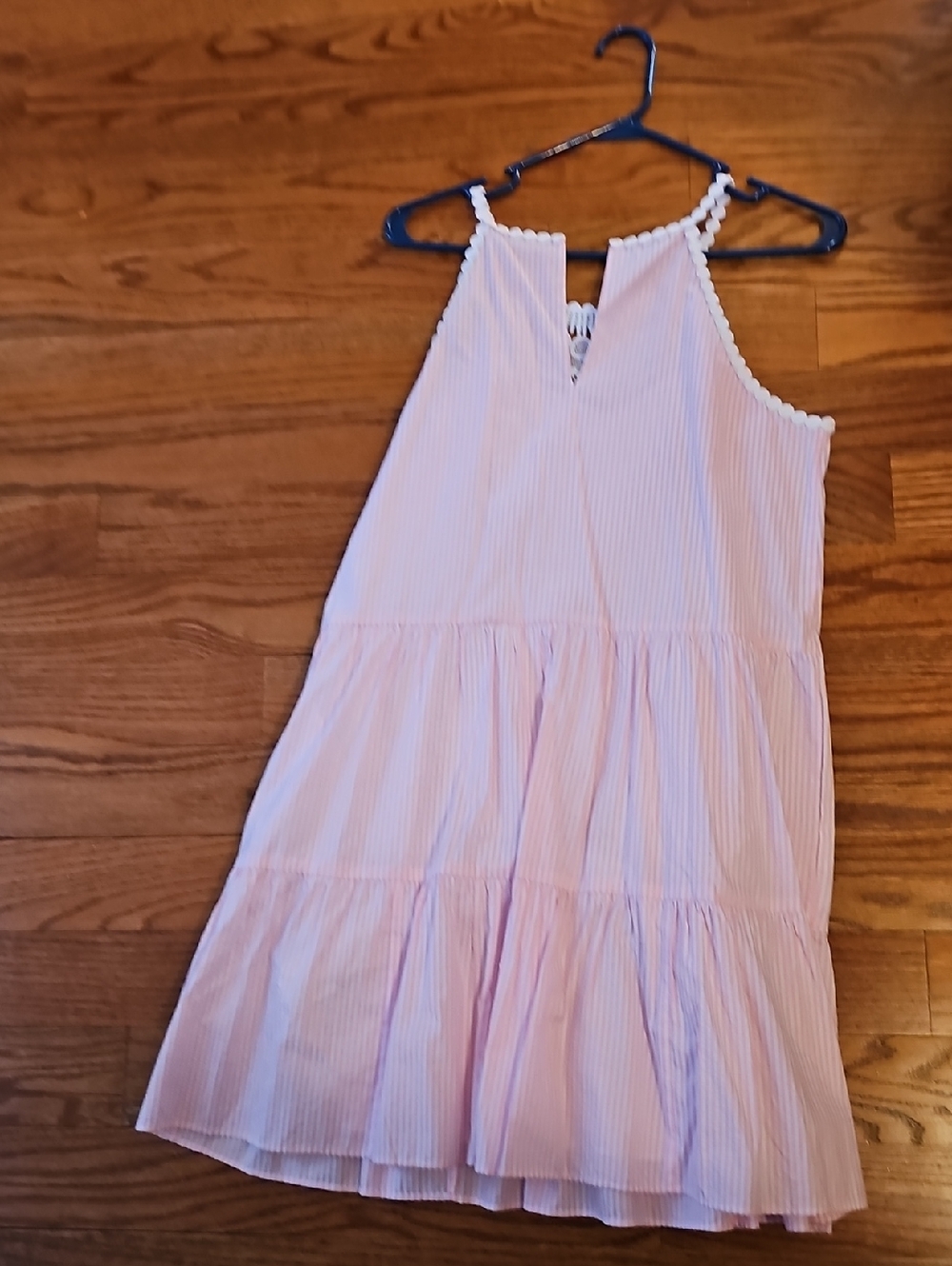 Lily Pulitzer Pink Striped Crochet Yoke Sundress - Picture 3 of 3